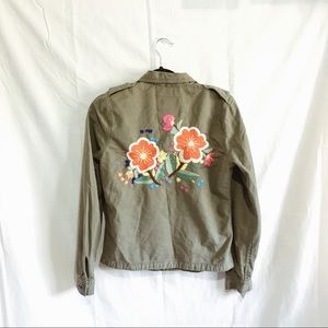Lucky Brand embroidered uniform jacket